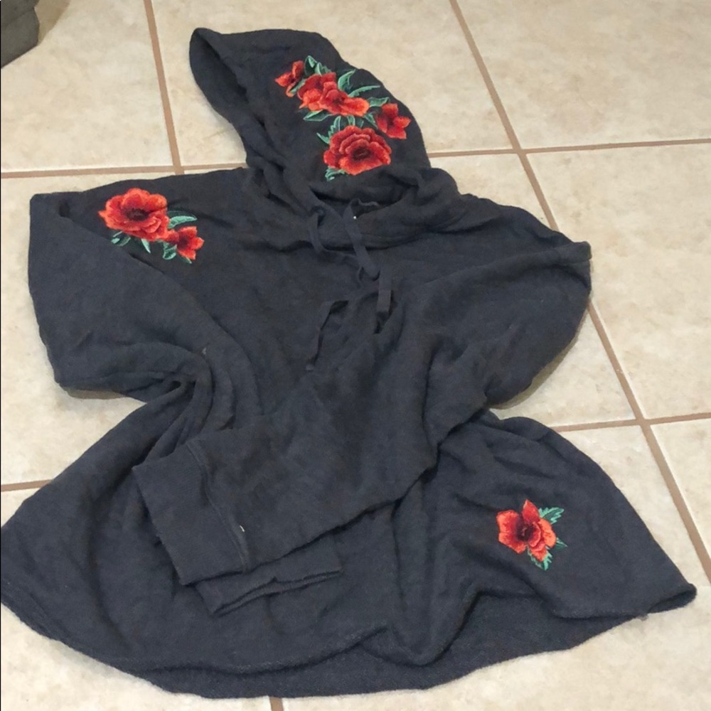 Terry cloth rose hoodie American Eagle